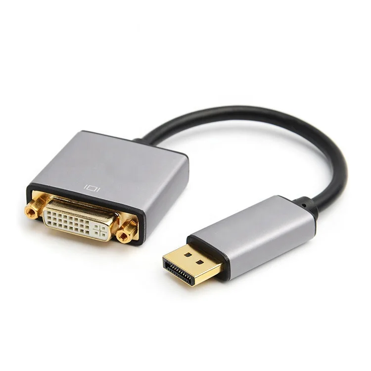 Displayport to DVI Adapter Converter DP To DVI Male to Female 1080P Cable Adapter