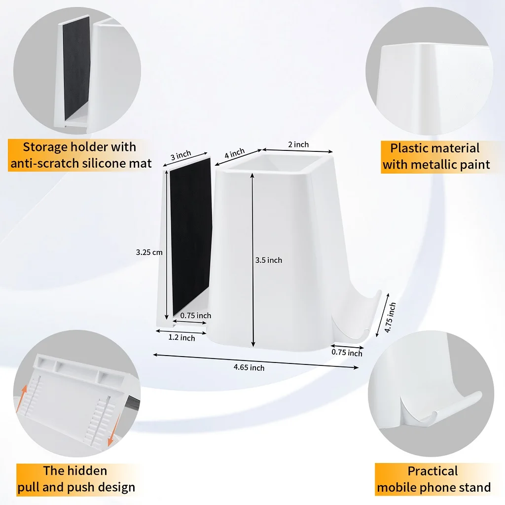 Vertical Laptop Stand Holder desk organizer, Pen holder Desktop Holder Space-Saving for All MacBook