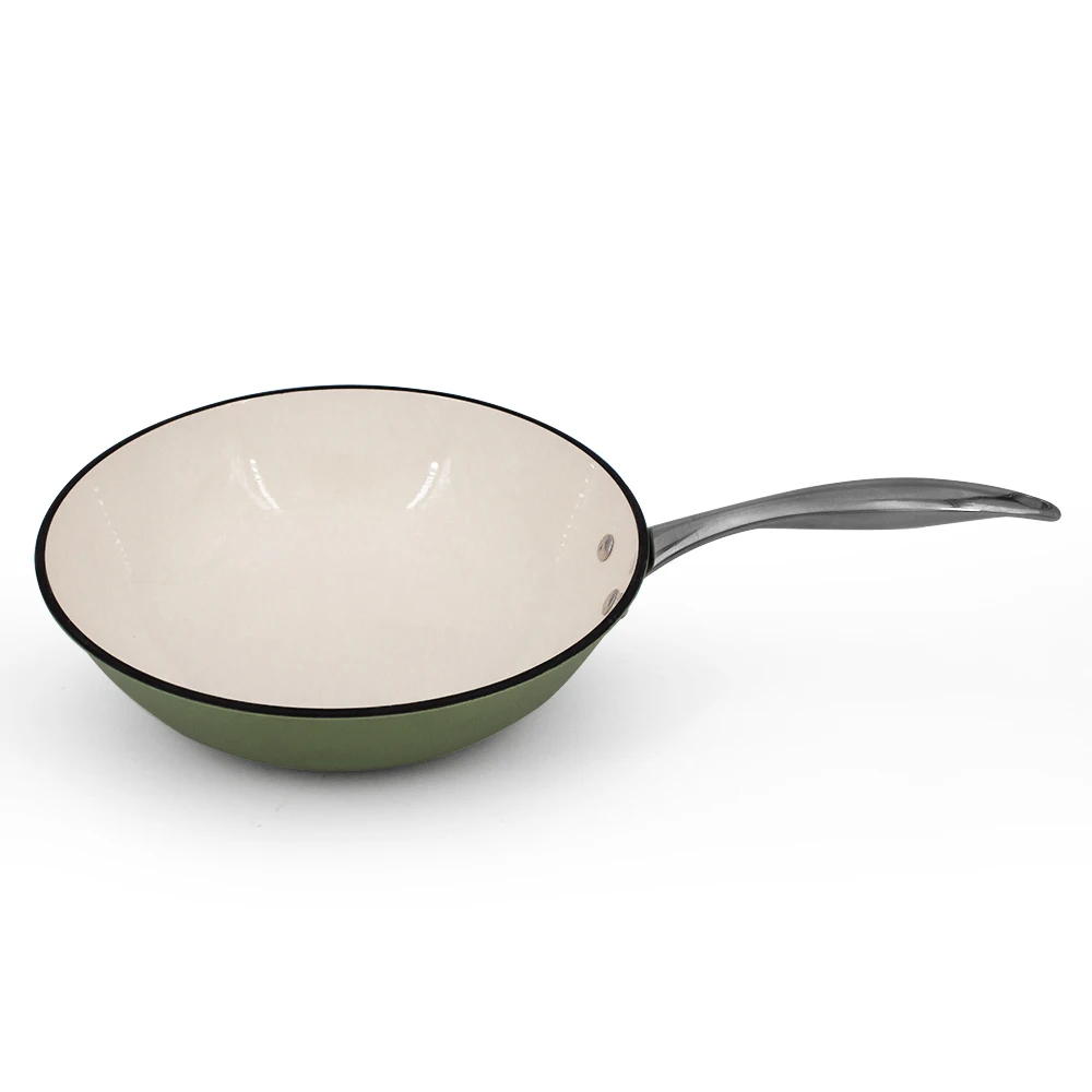 China cast iron kadai wok for restaurant