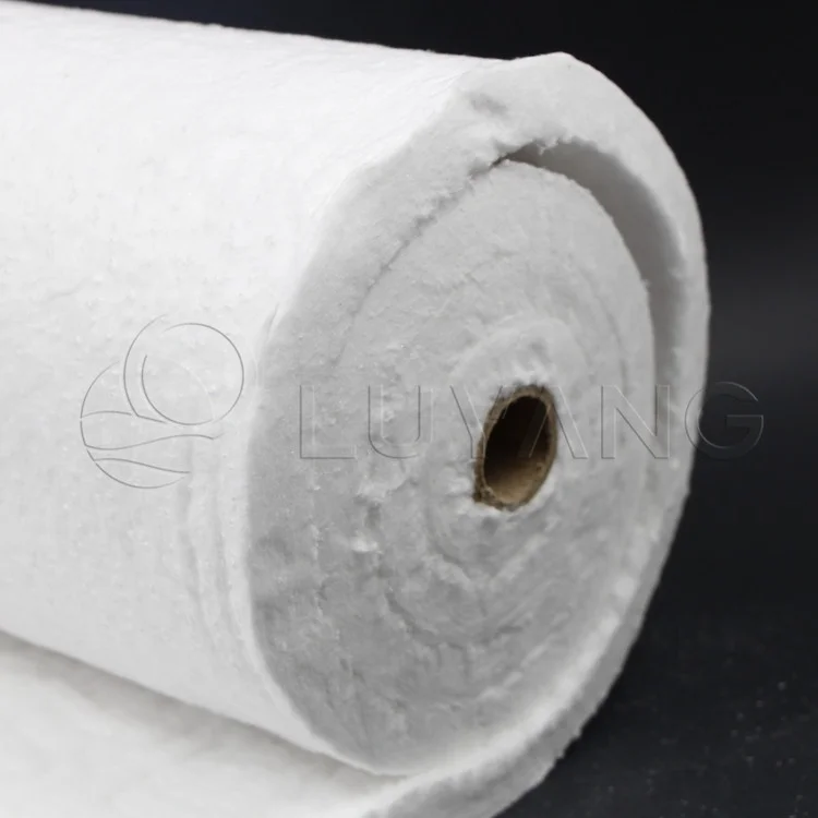  LUYANGWOOL цементная печь глиноземный силикат керамическое Шерстяное волокно огнеупорная изоляция