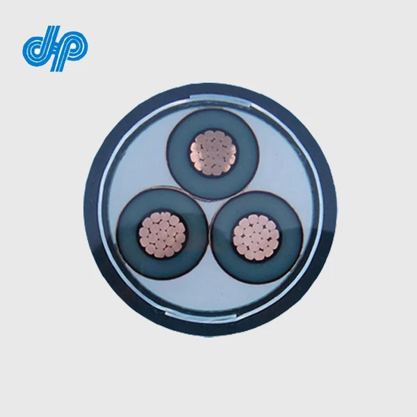 Medium Voltage Single Core XLPE Insulated Steel Wire Armored PVC Sheathed Electrical Power Cable