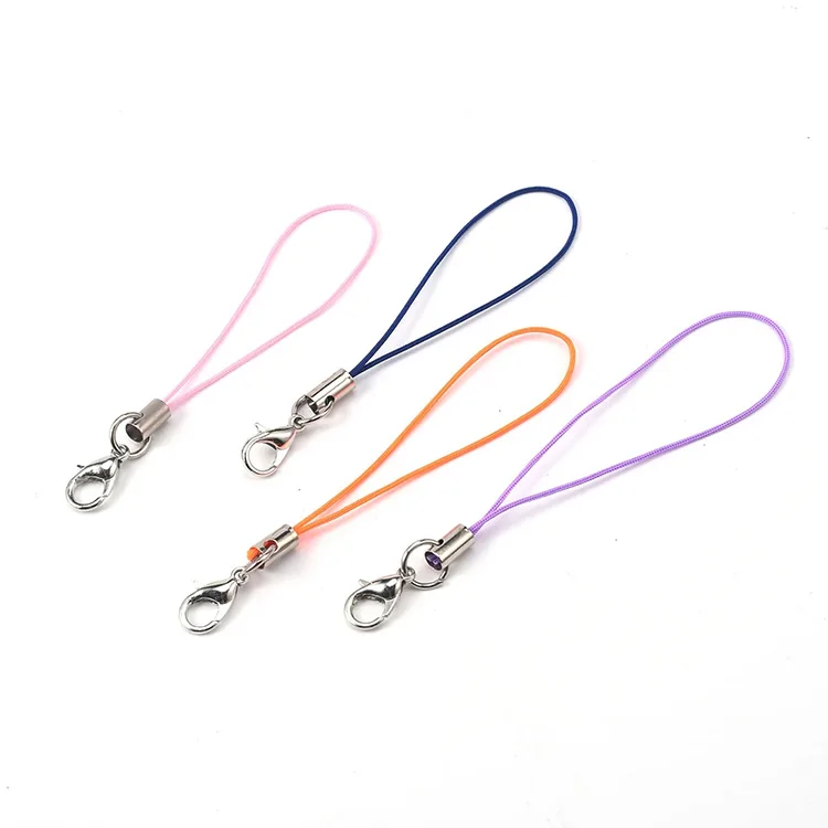 DIY Lobster Clasp Keychain Women Bag Phone Wallets Ornaments Trinket Jewelry Making Accessories