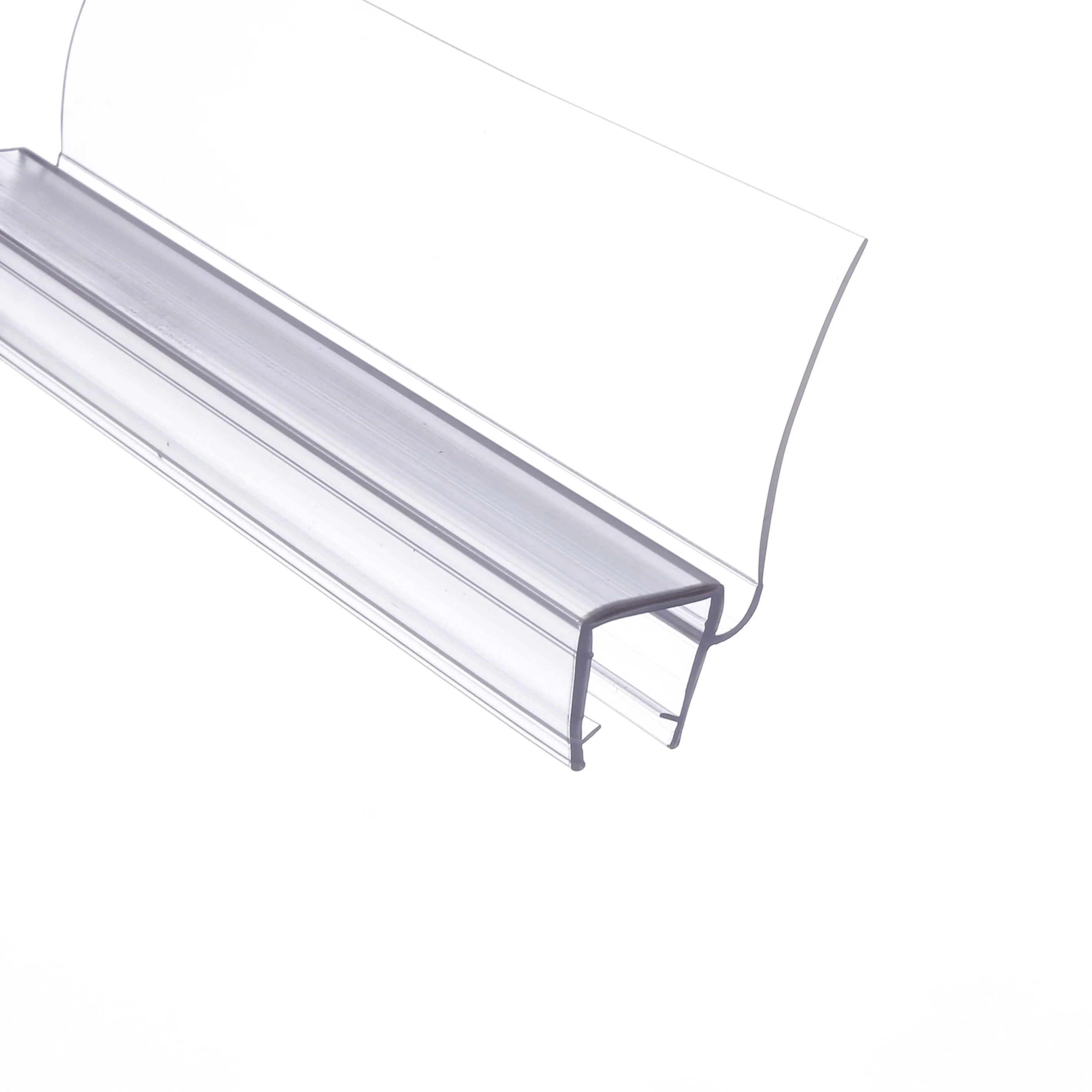 90-135 Degree Bottom Waterproof Seal Strip With PVC Extrusion Rubber for Glass Door