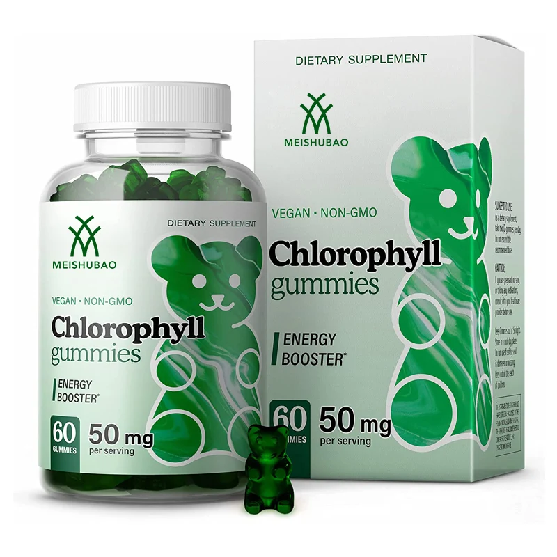 All Vegan Immune Support Organic Chlorophyll Gummies Liquid Chlorophyll Alternative