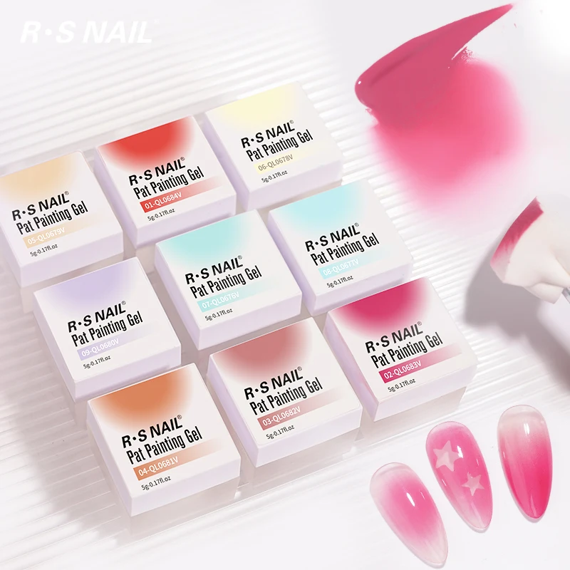 New Arrival R S Nail Pat Painting Gel Bulk Beauty Supply Nail Supplier Korean Style Private Label Long Lasting Color Gel Polish