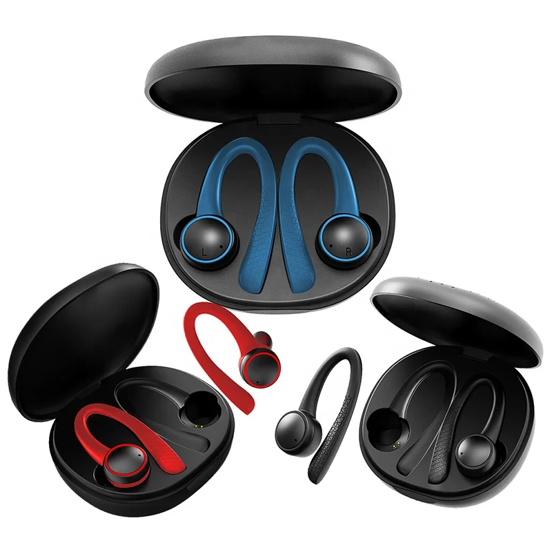 OEM Factory New Earhook TWS Blue tooth 5.0 Headphones Stereo Sports ture Wireless Earphones earbuds i12 i7s headset with mic