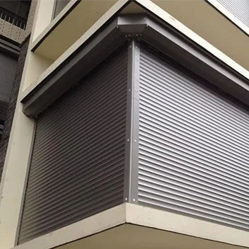 High Quality Hurricane Roller Shutter Manufacturer Sale White Key Window Style Graphic Pattern Technical Aluminium TOMA Storm