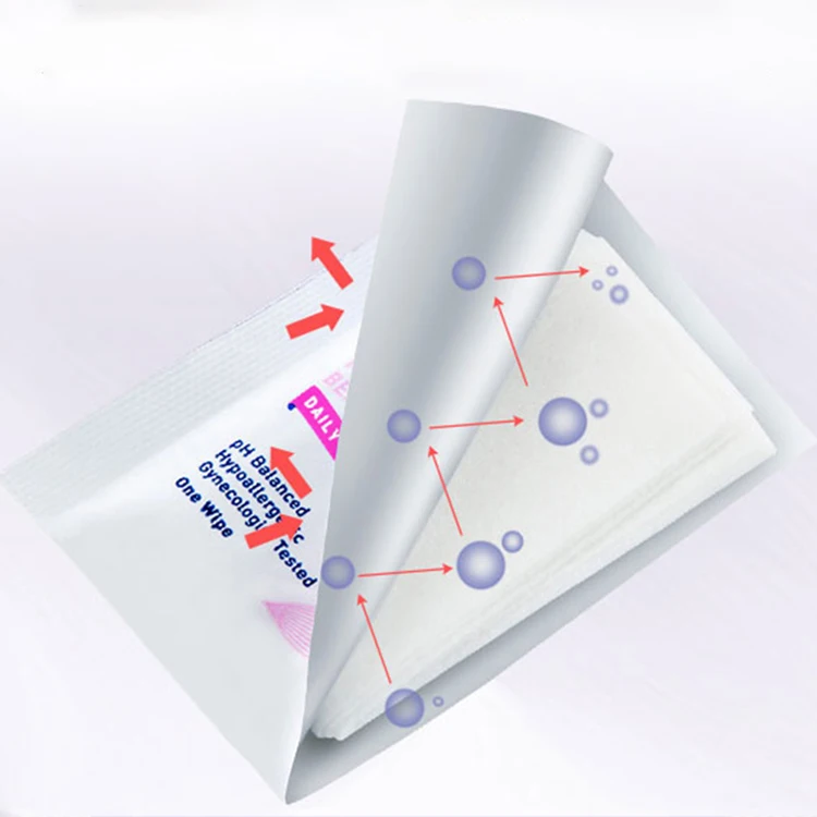 Biokleen Single Travel Size Individual Wrapped Natural Herbs Organic Feminine Hygiene Vaginal Intimate Care Wipes Wet Tissue