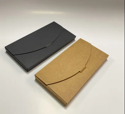 Recyclable Creative folding paper boxes for phone cases packing Custom order mobile phone case kraft paper box packaging