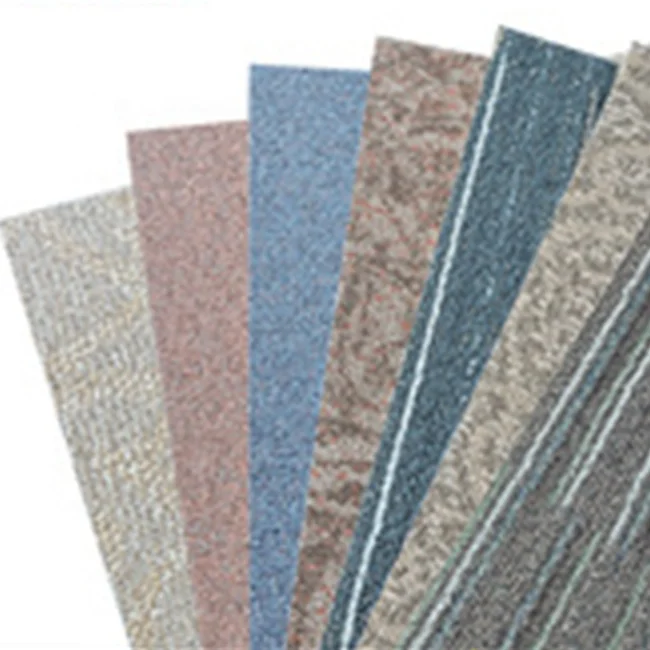 Немецкая технология, ковровая плитка LVT, самоклеящаяся свободная напольная плитка SPC clicklock