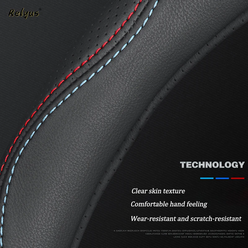Car Steering Wheel Cover for Haval Great Wall H6 F7 F7X H2 H9 H3 H5 H1 F5 F9 H4 Car Leather Steering Wheel Protector Accessories