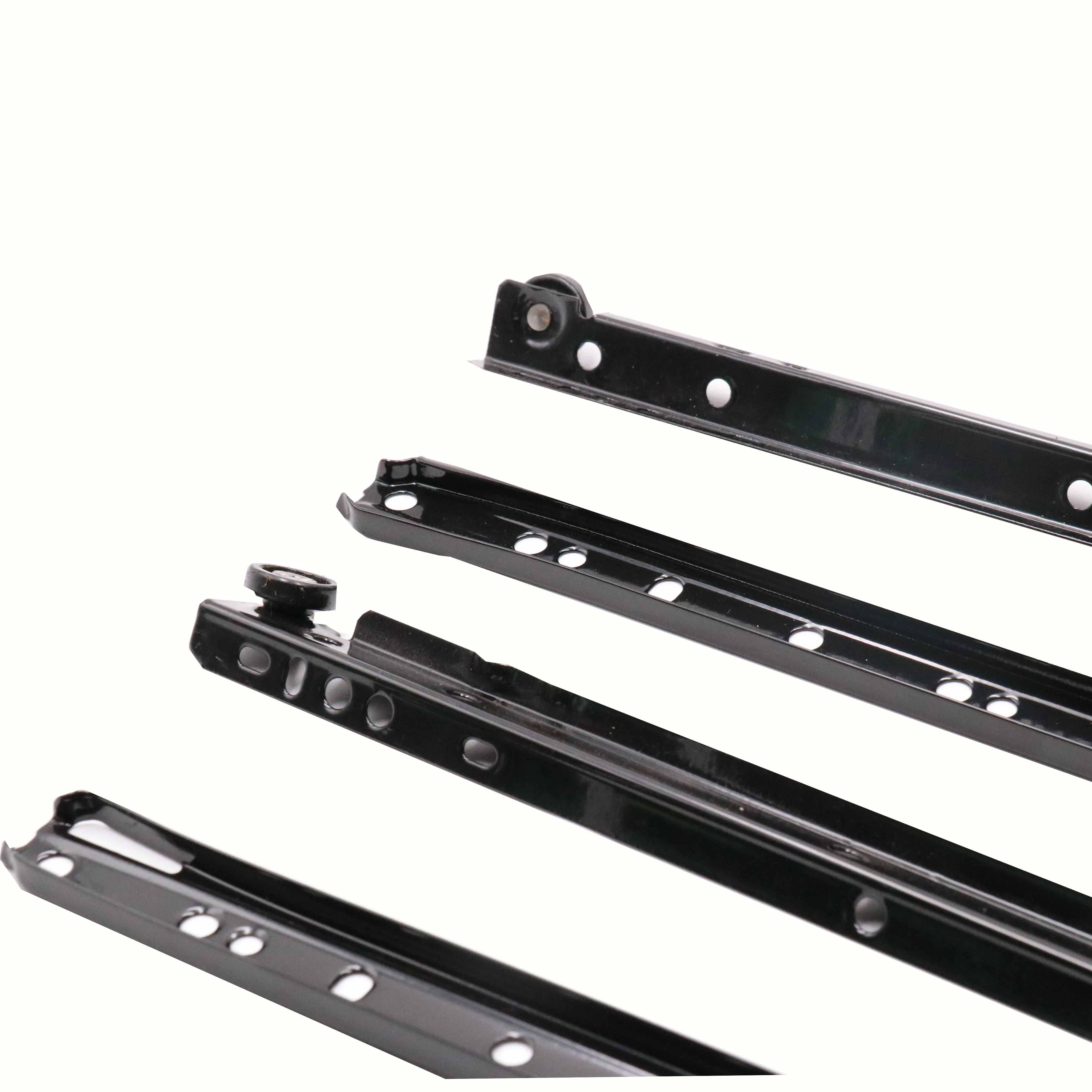 Fgv 10 Inch Telescopic Slide Drawer Furniture Slide Rubber Strip Mini Clip  Ball Bearing Drawer Slide