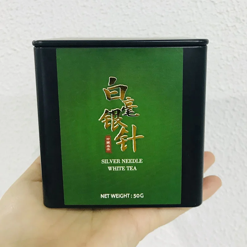 Премиум Серебряный игольчатый белый чай Bai hao yin zhen индивидуальный ваш собственный дизайн