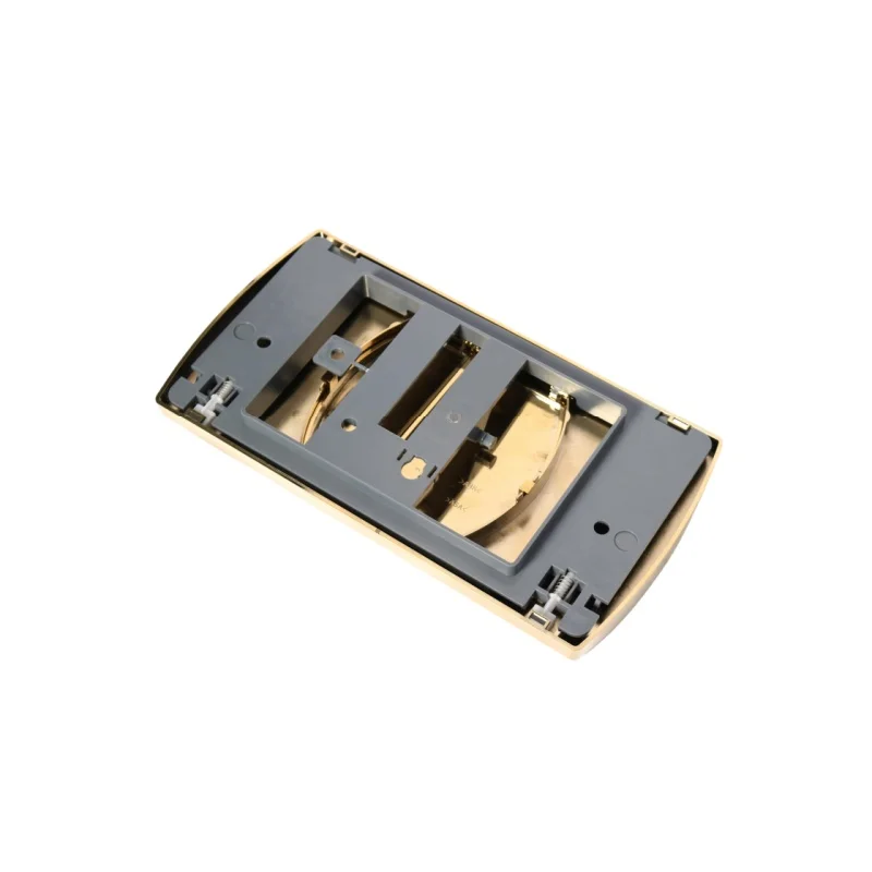 Bathroom Black Mechanical conceal cistern panel plate actuator flush plate toilet push button