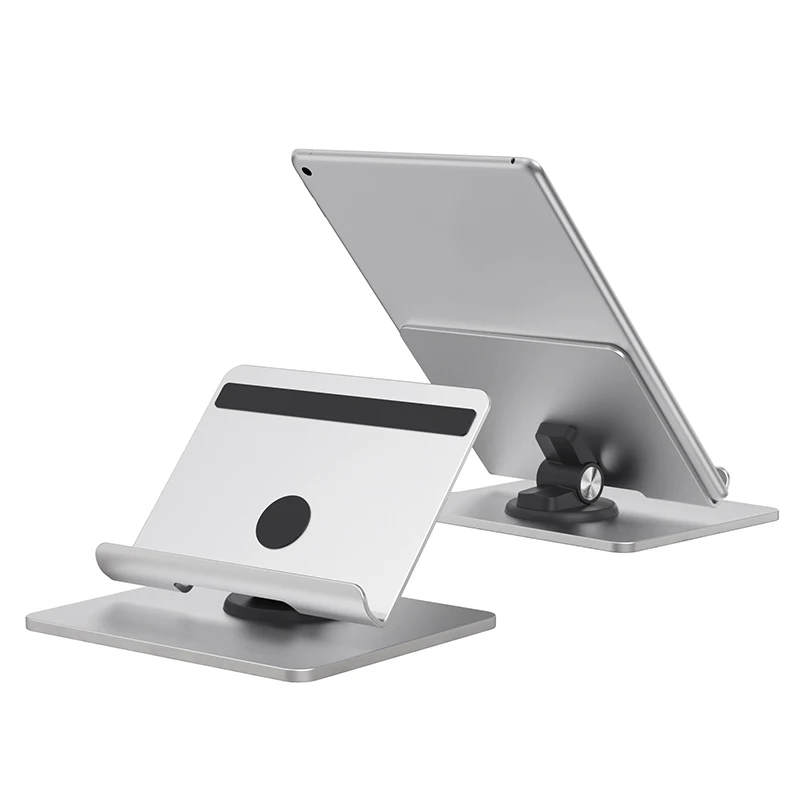 High Quality Adjustable Tablet PC Stands Holder Desktop Aluminum Tablet Dock Cradle Compatible with iPad