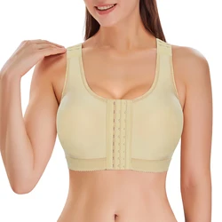front closure women luxury post surgery bra wide adjustable straps post surgical bra front opening surgery bra