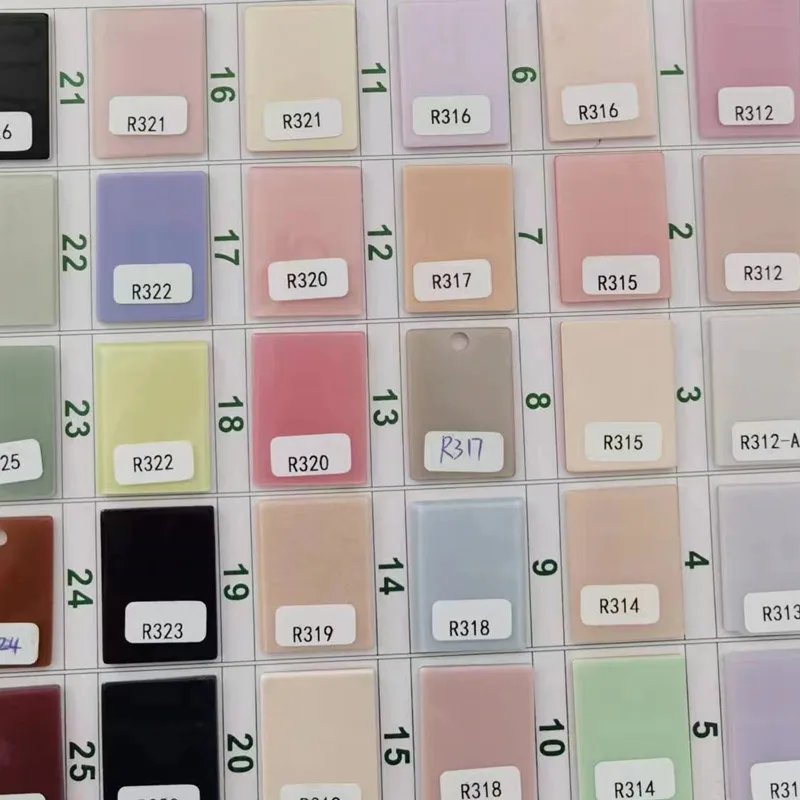 Kingsign 12'x20'  3mm thickness pastel colored acrylic pmma sheet for art crafts gifts