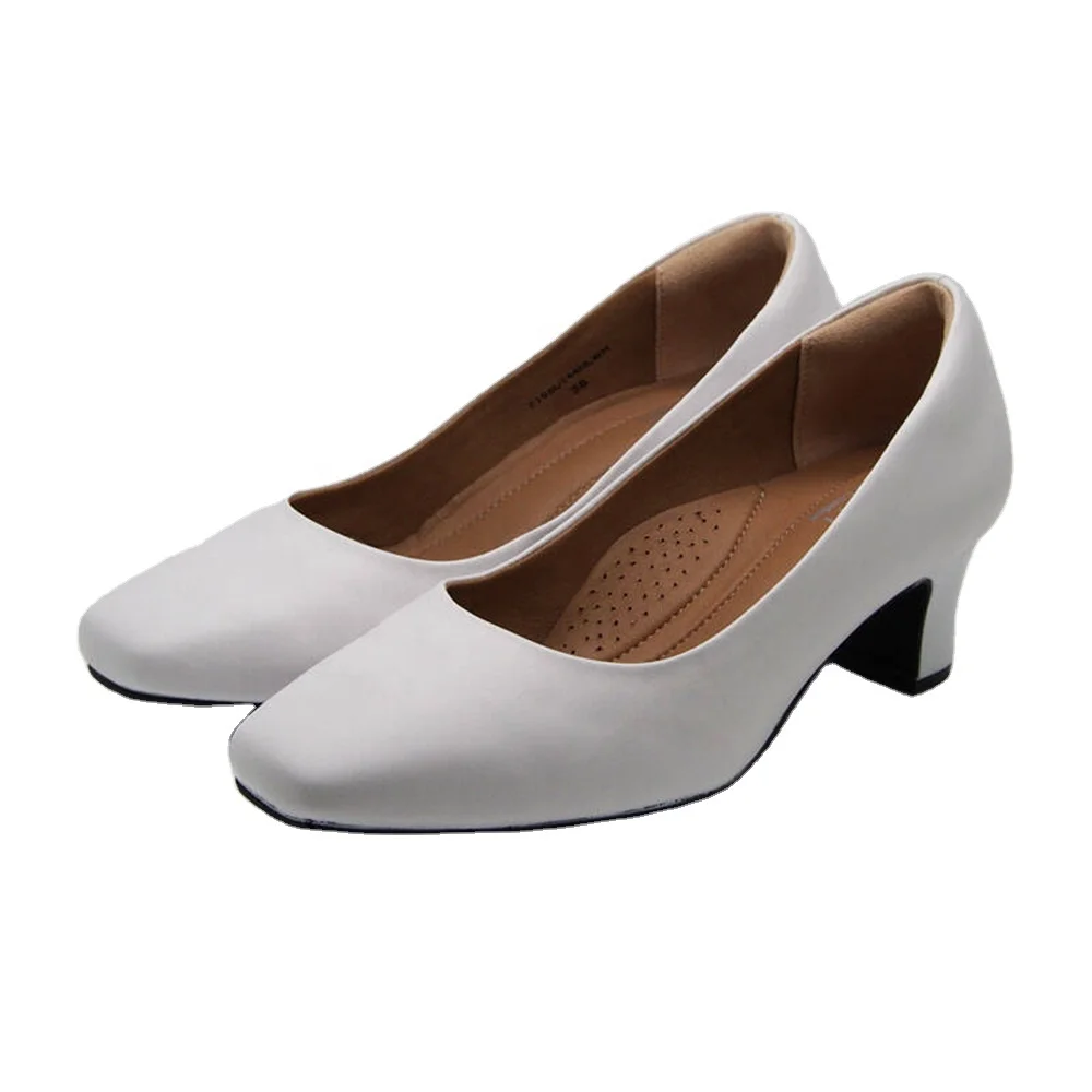 Nurse High Heels Shoes for Women from SOFIT . Microfiber SU144MWH Elegant Rubber Thailand  Fabric/foam Lining TPE Gel-technology