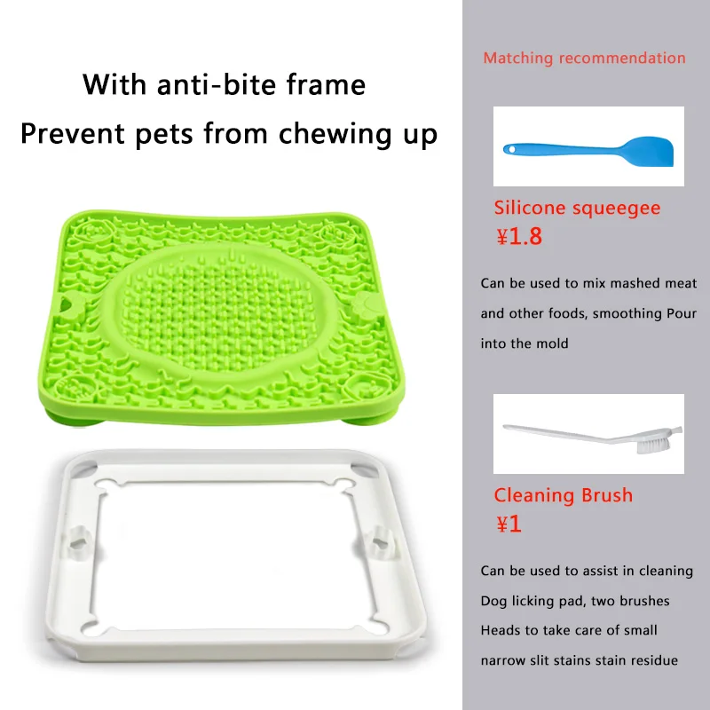 Hot Dog Lick Mat Peanut Butter Pad with
