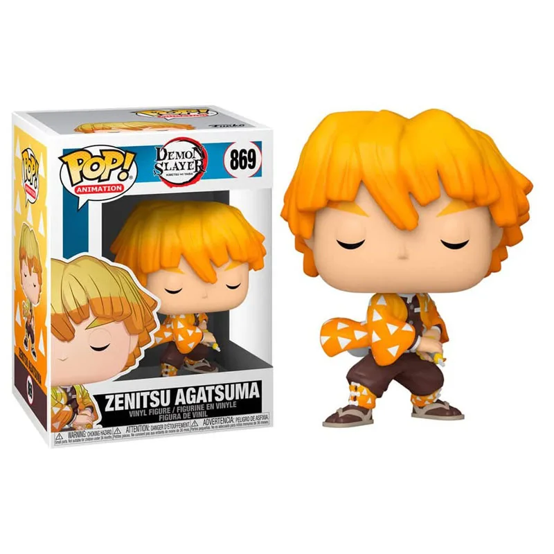 Hot Anime Funk POP Figures Demon Slayer #867 Tanjiro Kamado #875 #870 Inosuke Hashibira PVC Action Figure Collection Model Toys