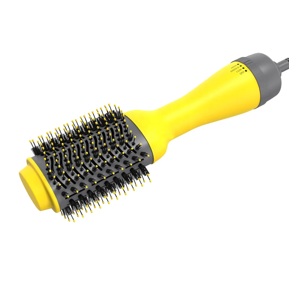 
Blow Dryer Brush Hair Dryer & Volumizer Hot Air Brush Ceramic Electric Blow Dryer Styler Negative Ion Straightener Styling Brush 