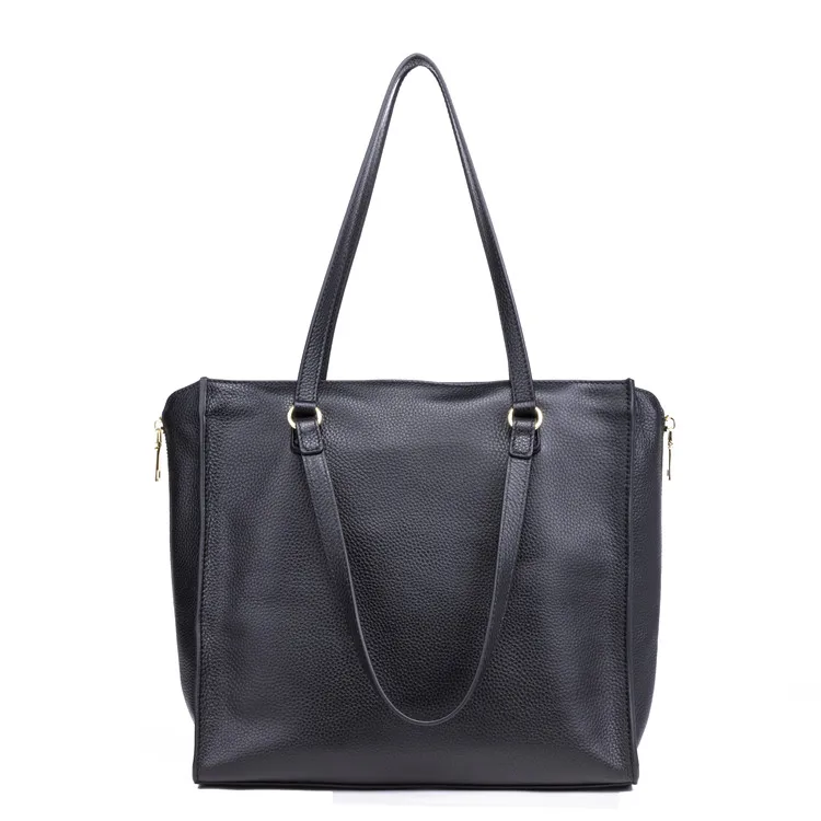 
Ready to ship Gionar Large Size Utility Full Grain Cowhide Leather Tote bag Casual Travel Handbag for women with Logo 
