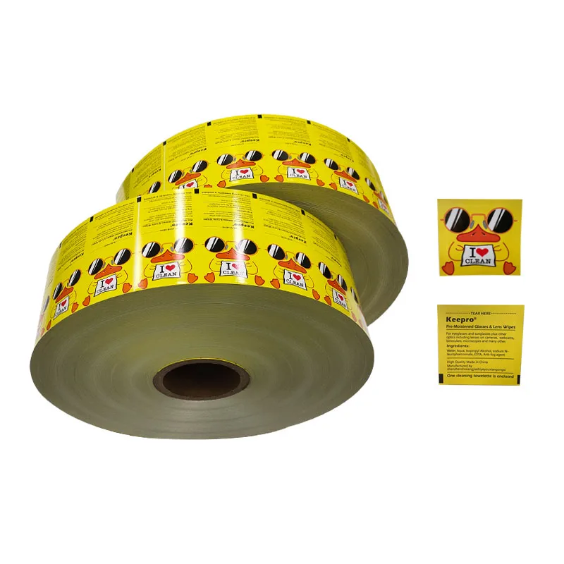 Медицинская алюминиевая фольга, ламинированная бумага для спиртовой антисептической упаковки для упаковки спиртовых прокладок