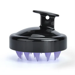 Оптовая продажа заказной логотип силиконовый шампунь для волос Массажная щетка для кожи головы