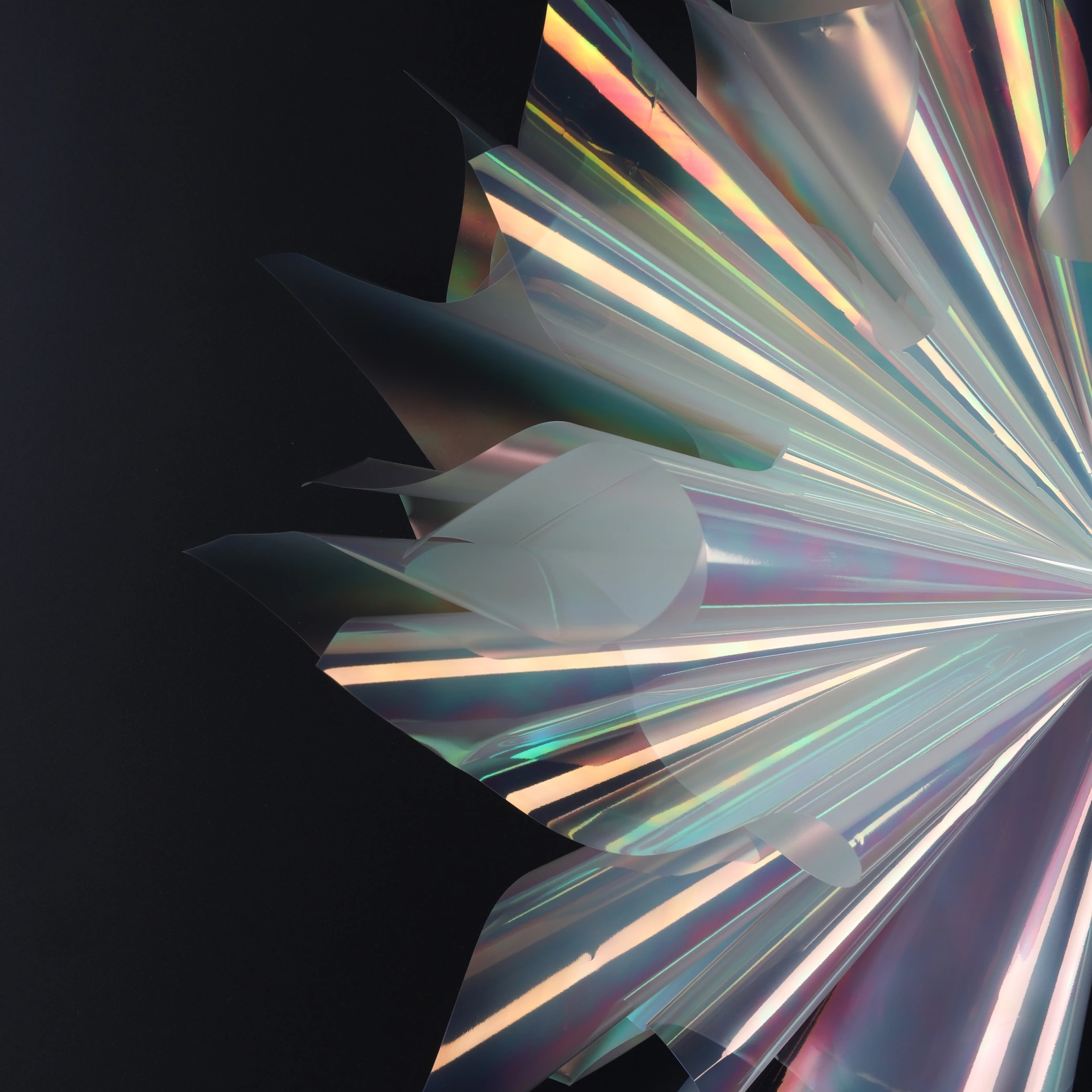 Magic color cellophane transparent waterproof floral wrapping paper gift packaging custom LOGO