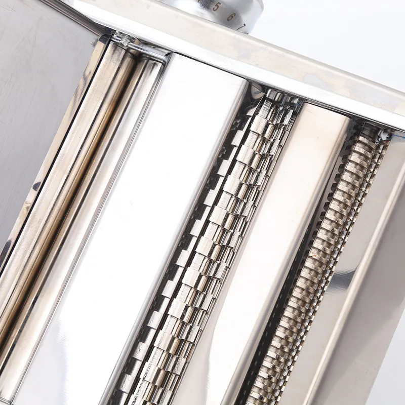 Hot Selling Home Kitchen Stainless Steel Manual Pasta Maker Machine Hand Crank Pastry Roller Spaghetti Noodle Maker