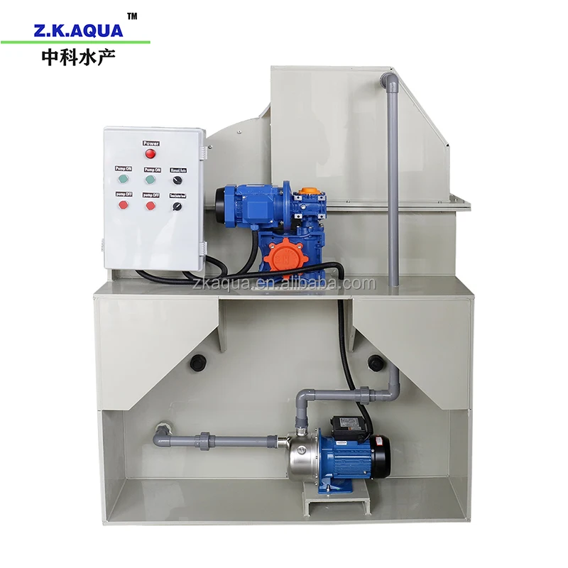 500m3/h fish farming RAS system aquaculture drum filter for koi pond