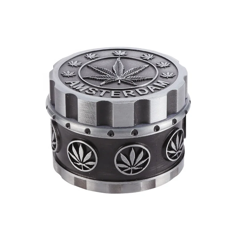 Hot Amazon Factory Direct Zinc Alloy Smoking Electric Dry Herb Grinder Portable Grinder Electric Tobacco Herb Grinder
