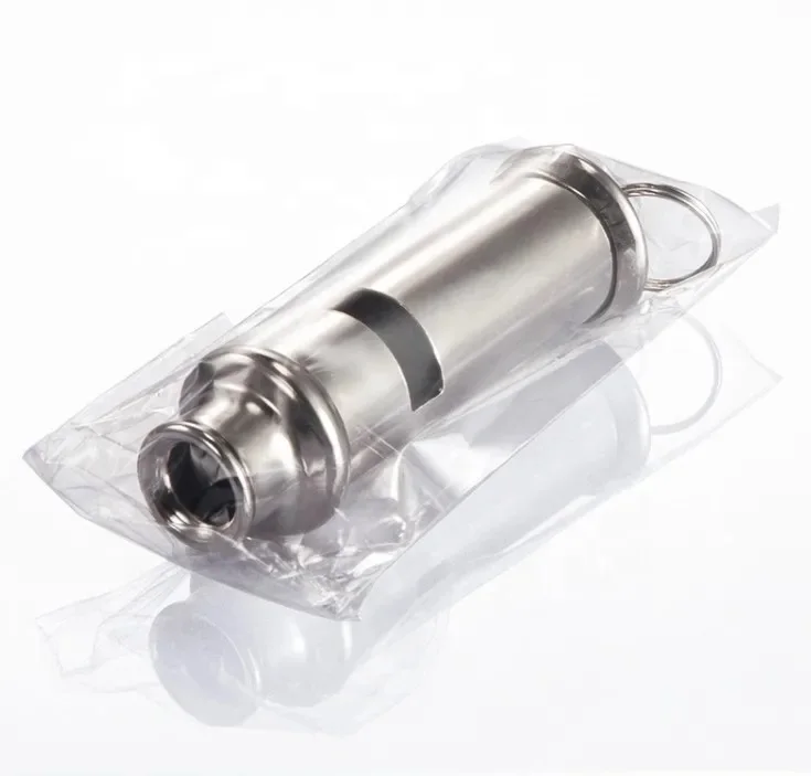 Good Quality Hanging Rope Stainless Whistle First Aid Iron Whistle