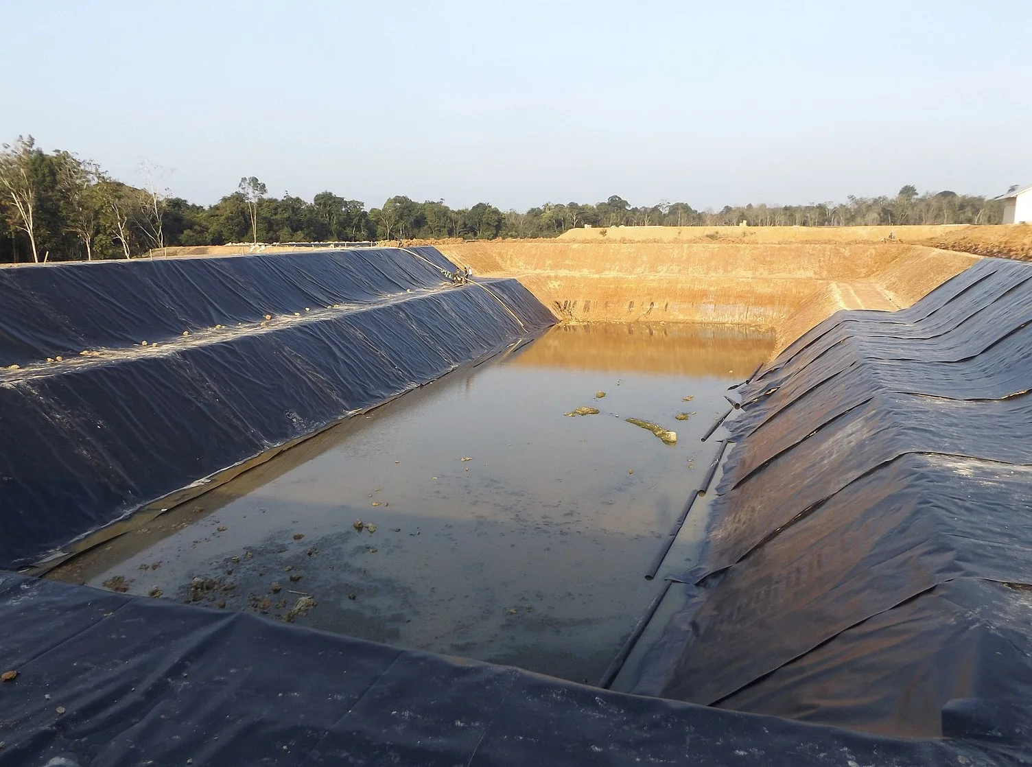 0 2-3 мм 6 Hdpe геомембрана корневой барьер цена для плотины резервуара