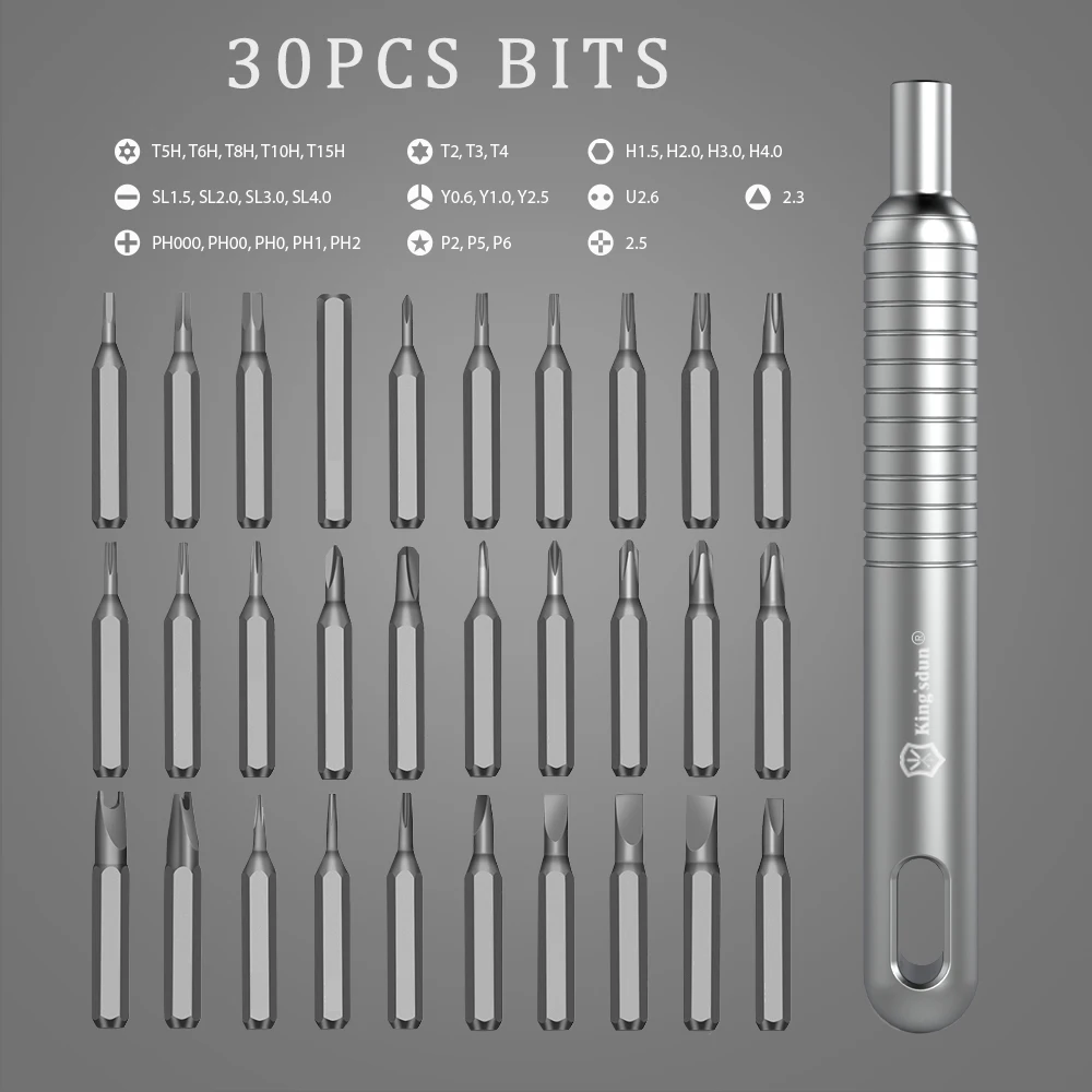 2024 Hot selling 31in1 Household Screwdriver Set Gifts Tools Repair Tool Kit for Laptop Camera Smartphone for Phone Computer