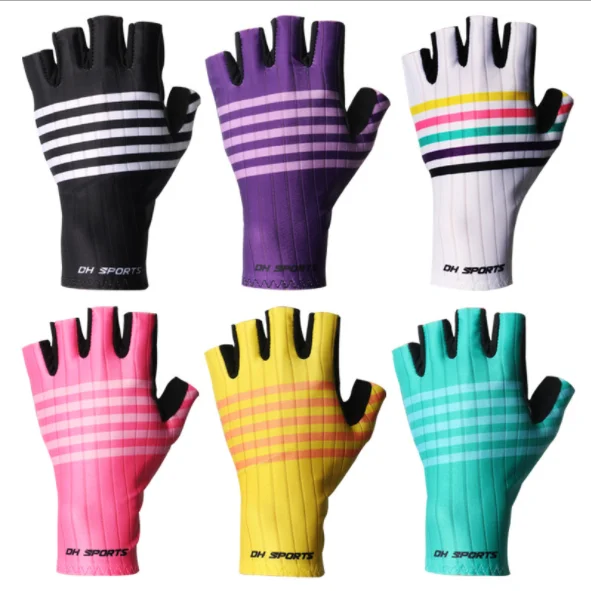 
Manufacturer custom cycling long finger mountain biker gloves super fiber leather touch screen MTB MX BMX bicycle gloves 