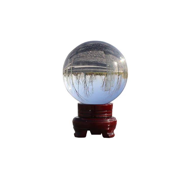 Crystal ball pendant transparent color ball transfer dream glass solid ball