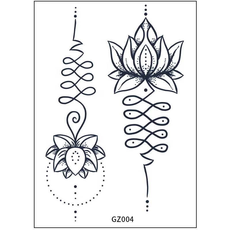 Beauty sticker Latest Natural Simulation water transfer temporary tattoo sticker like the real tattoo