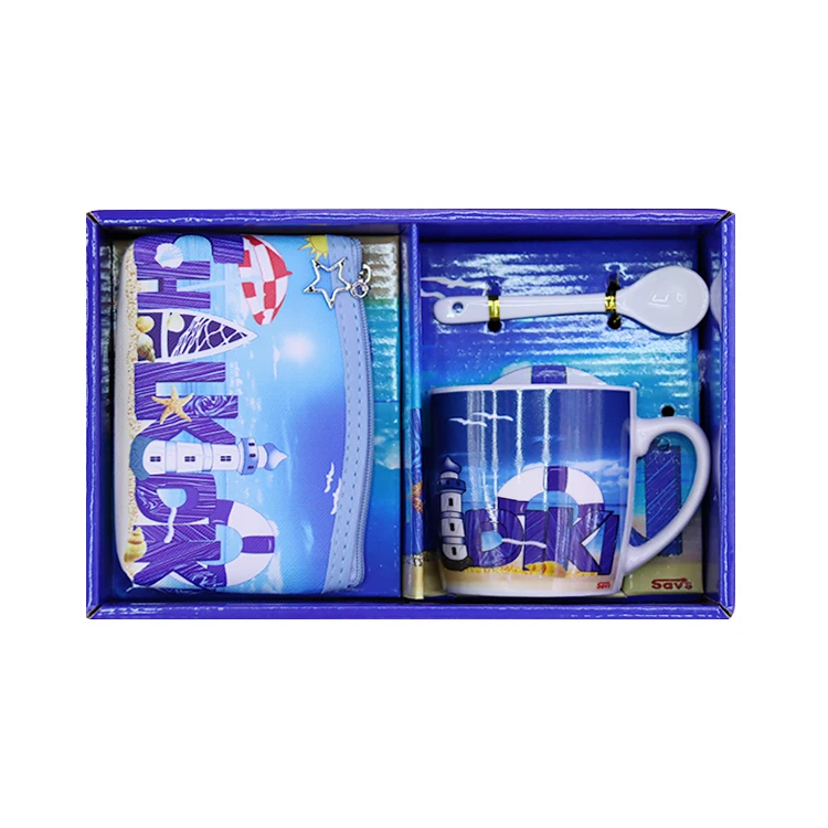 Factory wholesale custom Design Greece Ceramic Coffee Milk Cup Custom mug with wallet