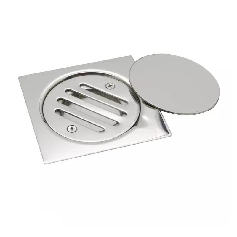Hot selling stainless steel floor drain pop up drain floor bathroom water floor drain square Chinese Factory