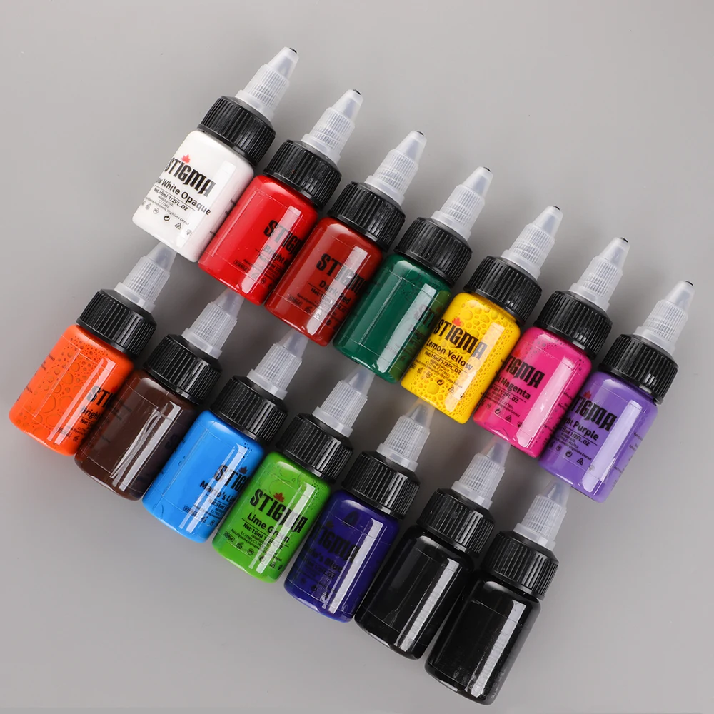 Waterproof professional tattoo ink manufacturer tattoo ink set tattoo ink set for body art