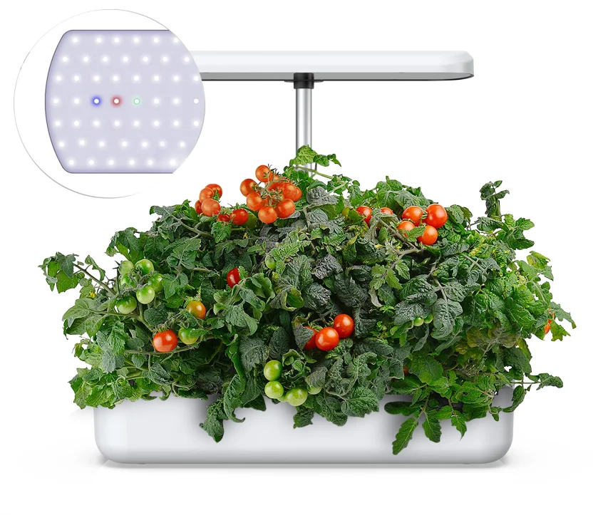 hydroponic garden home led smart vertical growing systems microgreens automatic smart electric garden