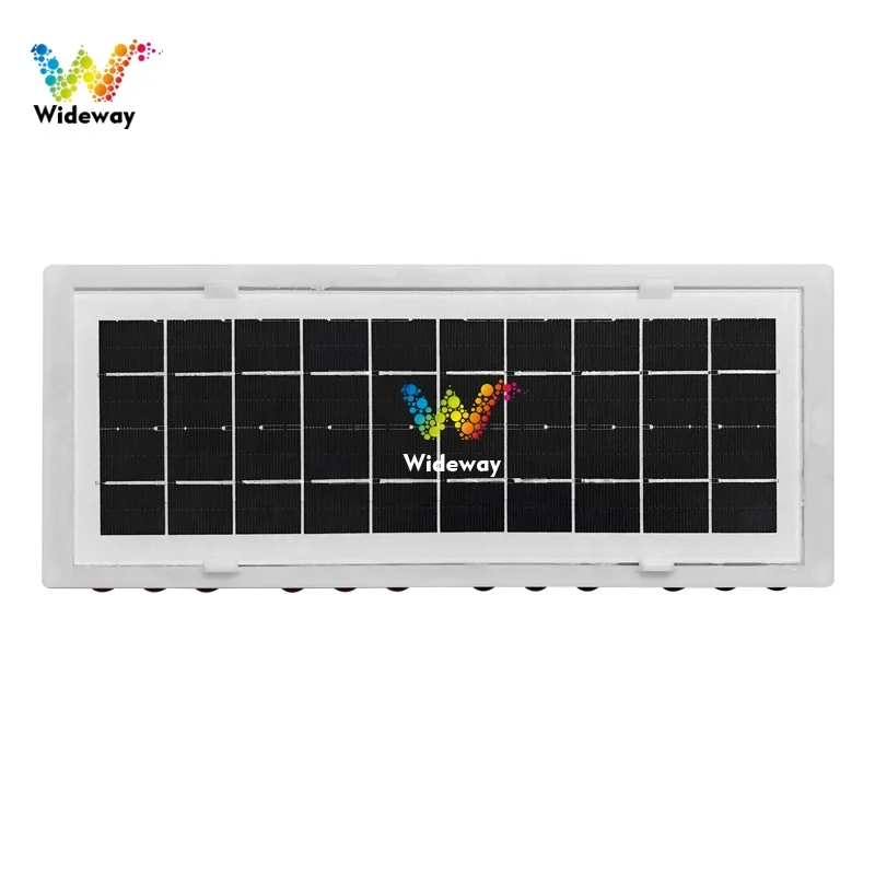 Solar strobe light LED warning light Double-sided red and blue road construction traffic warning light