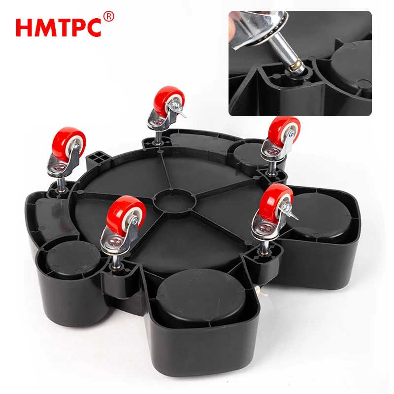 High Quality Plastic With Grit Guard With Dolly Clear Car Wash Bucket