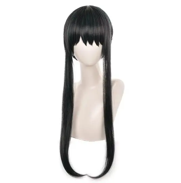 ecowalson  Anime Spy X Family Yor Forger Cosplay Costume Wig Dress Suit Black Red Skirt Set Yor Briar Earring Long Hair Women