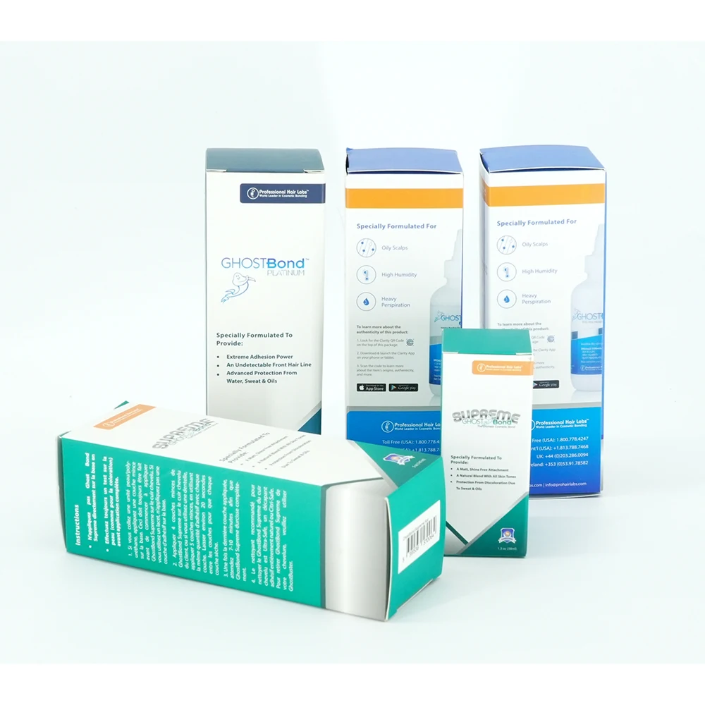 New Listing Good Quality Custom Folding Automatic Locked Bottom Microbial Extracts Art Card Boxes