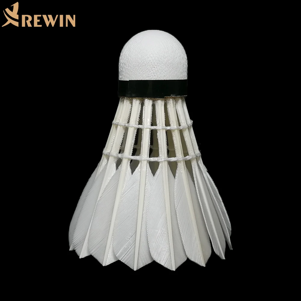 High Quality Tournament Grade Badminton with Natural Cork Master NO.2 Super Durable Class A Goose Feather Shuttlecocks  for club