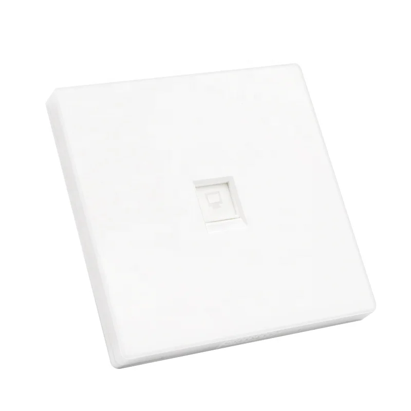 86 Type 1 Port Network Face Plate RJ45 Single Port wall cable face plate module with single face plate