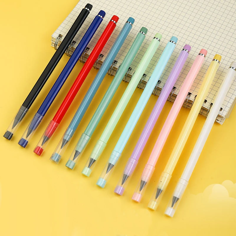 Stock Inkless Everlasting Pencil Replaceable Nibs Pencil for Writing Drawing Students Home Office School Supplies