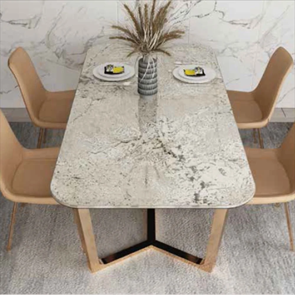 Home Deco Tropical Rainforest Texture Brazil Amazonite Amazon Green Quartzite Marble Stone Furniture Luxury Stone Dining Table